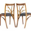 Custom handmade solid timber dining chair with Tasmanian Blackwood