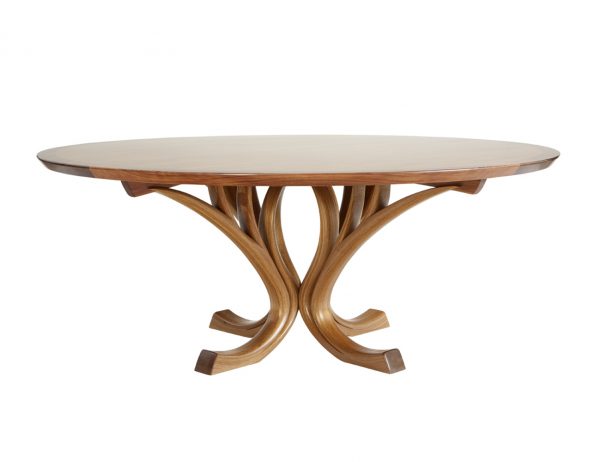 Blackwood Magnolia 8 Seater Round Wooden Dining Table