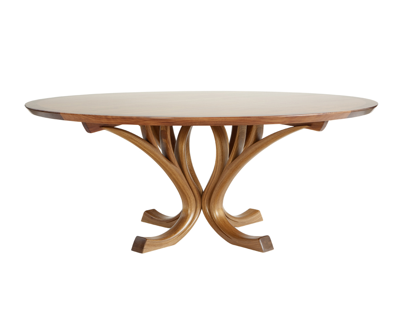 Blackwood Magnolia 8 Seater Round Wooden Dining Table