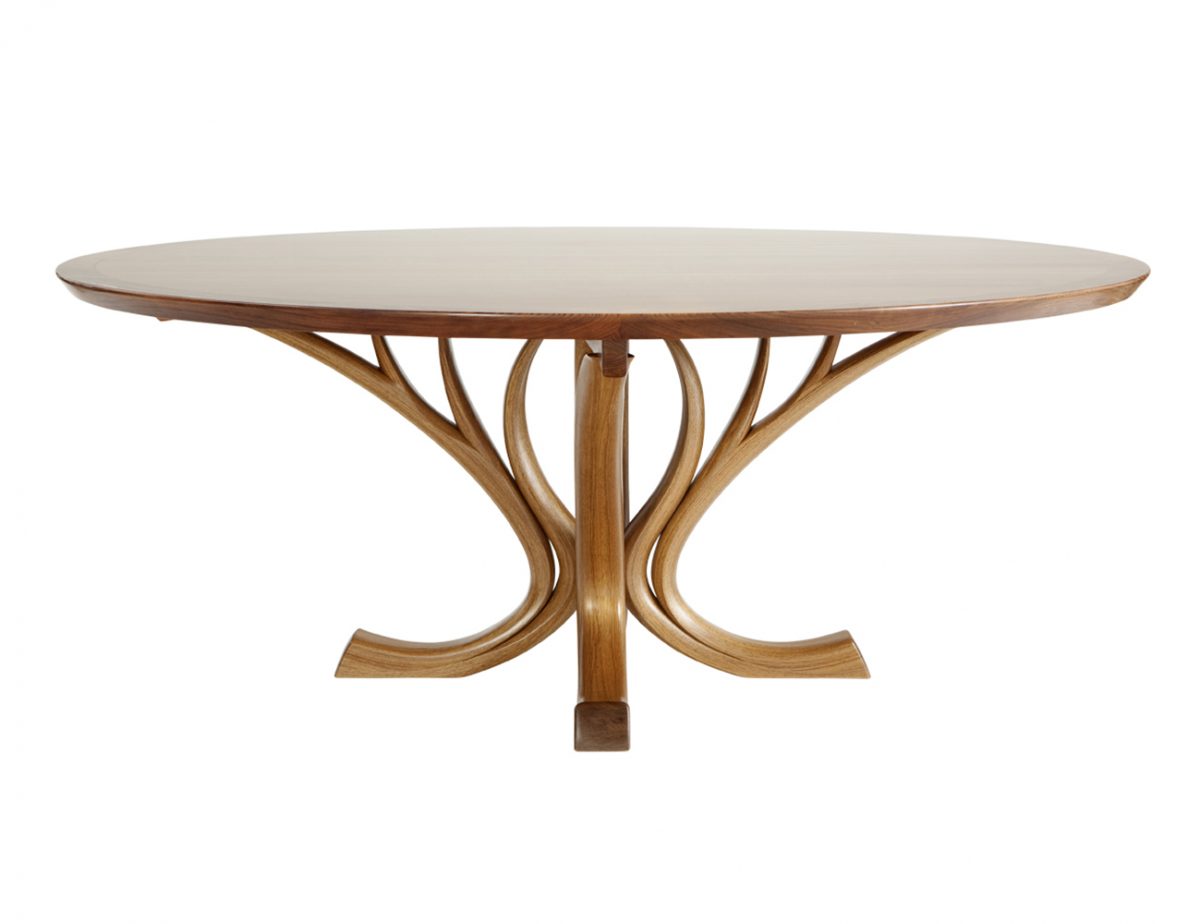 Blackwood Magnolia 8 Seater Round Wooden Dining Table