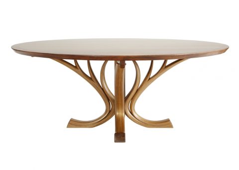 Blackwood Magnolia 8 Seater Round Wooden Dining Table