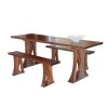 Custom Handmade Solid Timber Dining Suite with Bench Seat from Tasmanian Blackwood