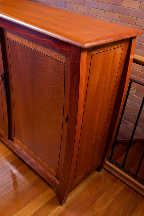 Custom Handmade Solid Timber Orb Style Cabinet